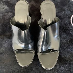 Via Spiga black slides